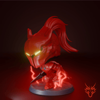 Image 3 of BLOOD-RED COMMANDER IGRIS SOLO LEVELING CUSTOM FUNKO POP