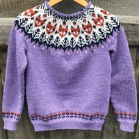 Image 1 of “Into the wild” sweater - Lilac - Ready to ship