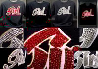 Image 13 of Girl rhinestone T shirts (all sizes)