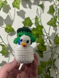 Image 3 of chicken jockey keychain