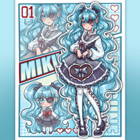 Lolita Miku print