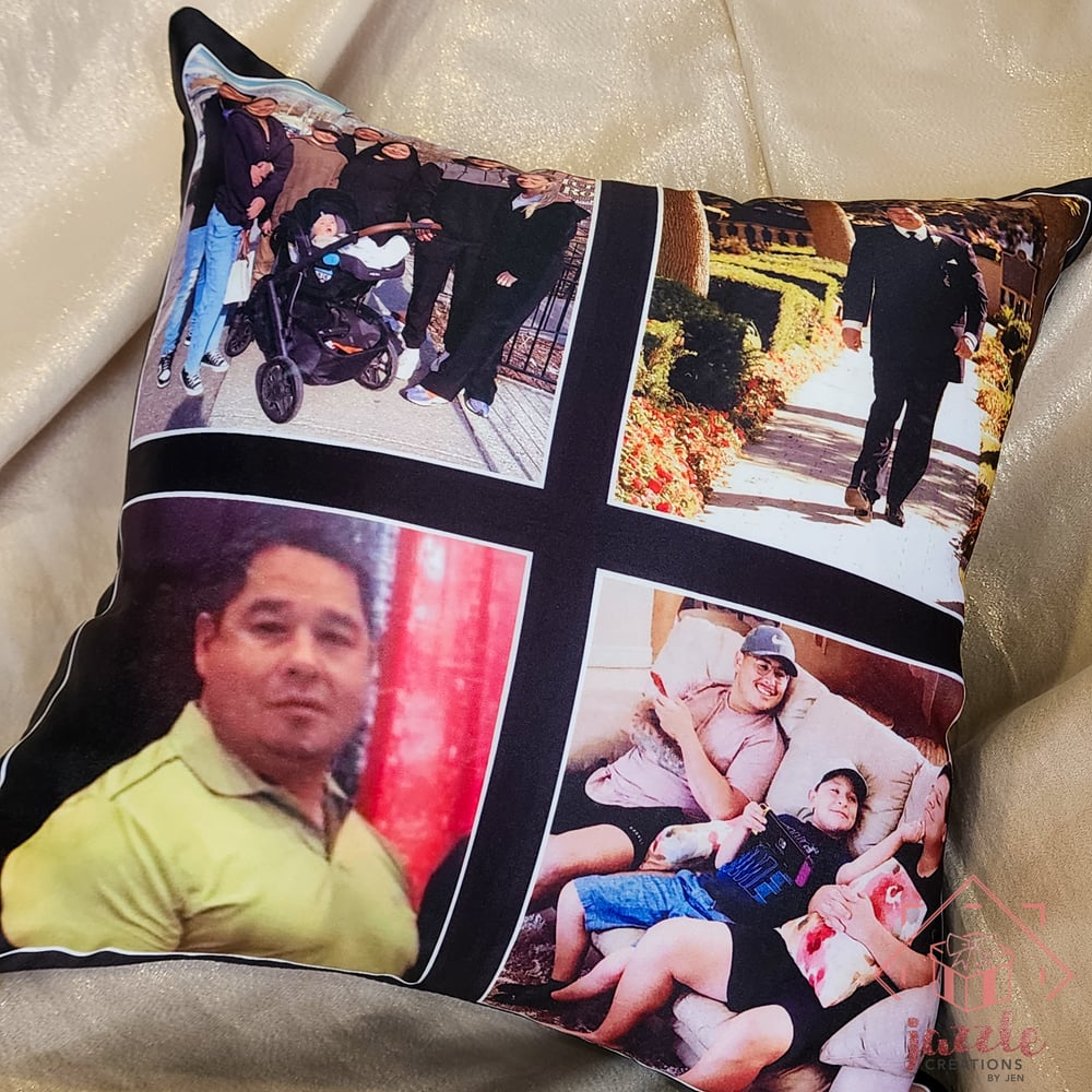 Image of 4 Panel Photo Pillow