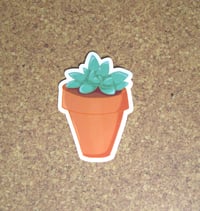 Image 1 of Succulent Plant Die Cut Sticker