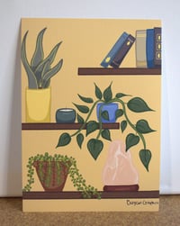 Image 1 of Plant Bookshelf Art Print