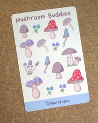 Image 1 of Mushroom Buddies Sticker Sheet