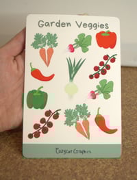 Image 2 of Garden Veggies Sticker Sheet