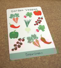 Image 3 of Garden Veggies Sticker Sheet
