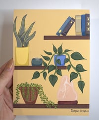 Image 3 of Plant Bookshelf Art Print
