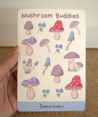 Image 3 of Mushroom Buddies Sticker Sheet