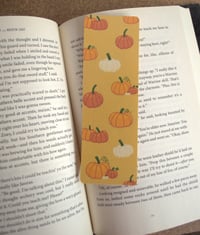 Image 3 of Fall pumpkin bookmark