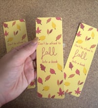 Image 1 of Fall bookmark- cute leaf bookmark