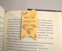 Image 5 of Yellow fall magnetic bookmark