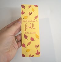 Image 3 of Fall bookmark- cute leaf bookmark