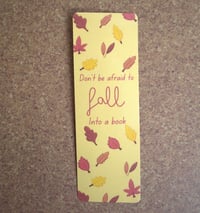 Image 4 of Fall bookmark- cute leaf bookmark