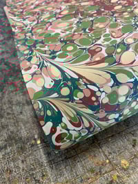 Image 3 of 'one-of-a-kind' hand marbled paper No.7 - Cherry Baby