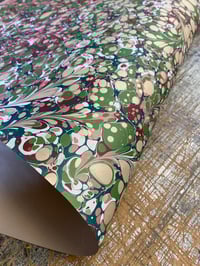 Image 4 of 'one-of-a-kind' hand marbled paper No.7 - Cherry Baby