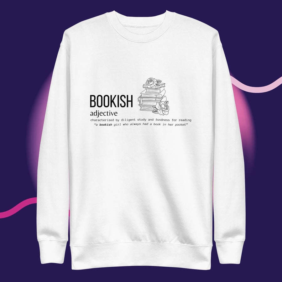 Image of Bookish adject Unisex Premium Sweatshirt