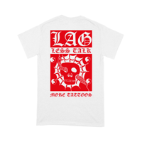 Image 2 of T-shirt LESS TALK - white