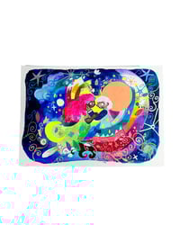 Image 3 of A6 - Les bonnes amies - illustration originale