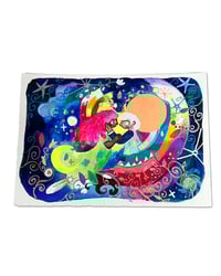 Image 2 of A6 - Les bonnes amies - illustration originale