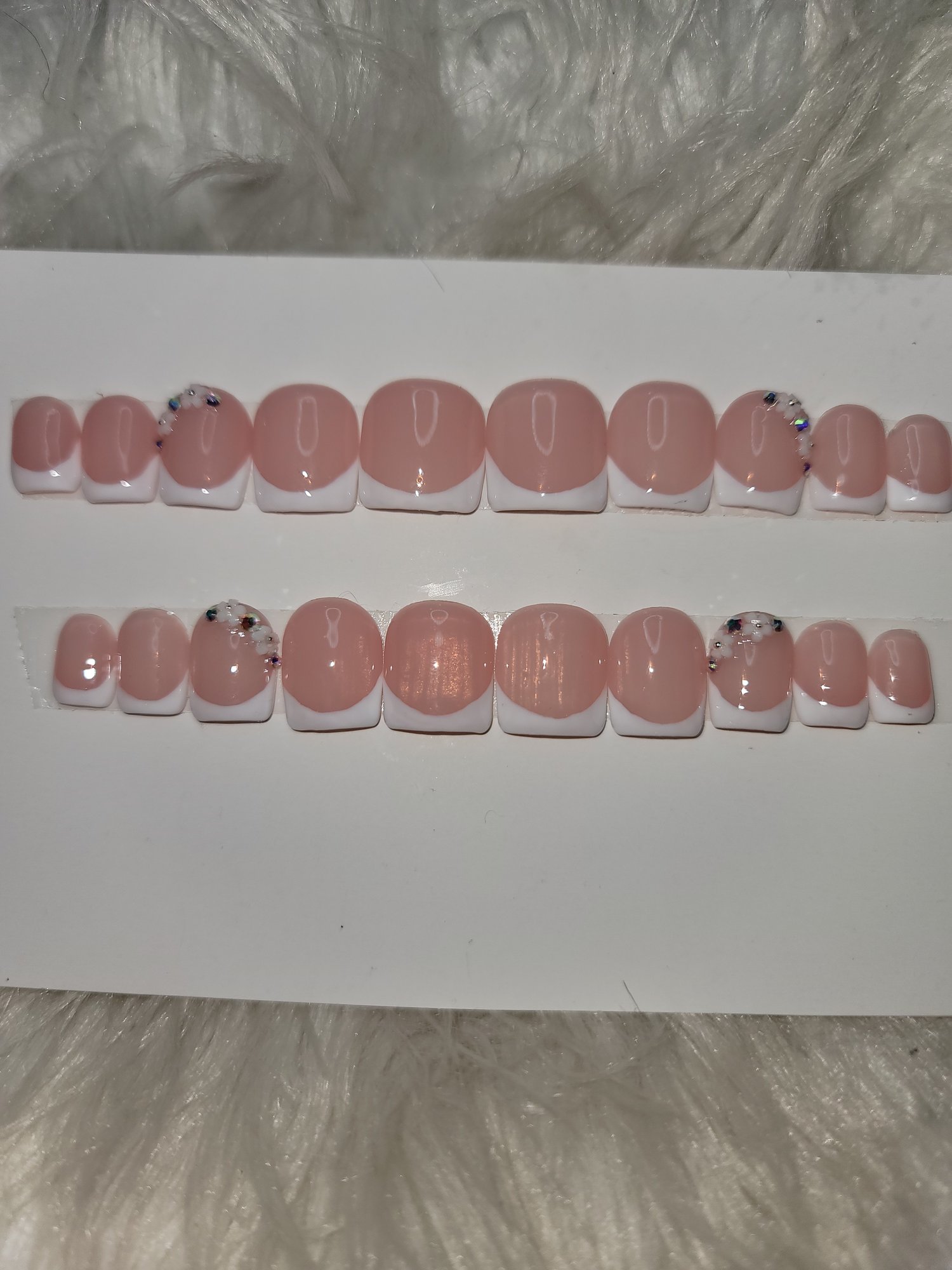 Image of Short French tips