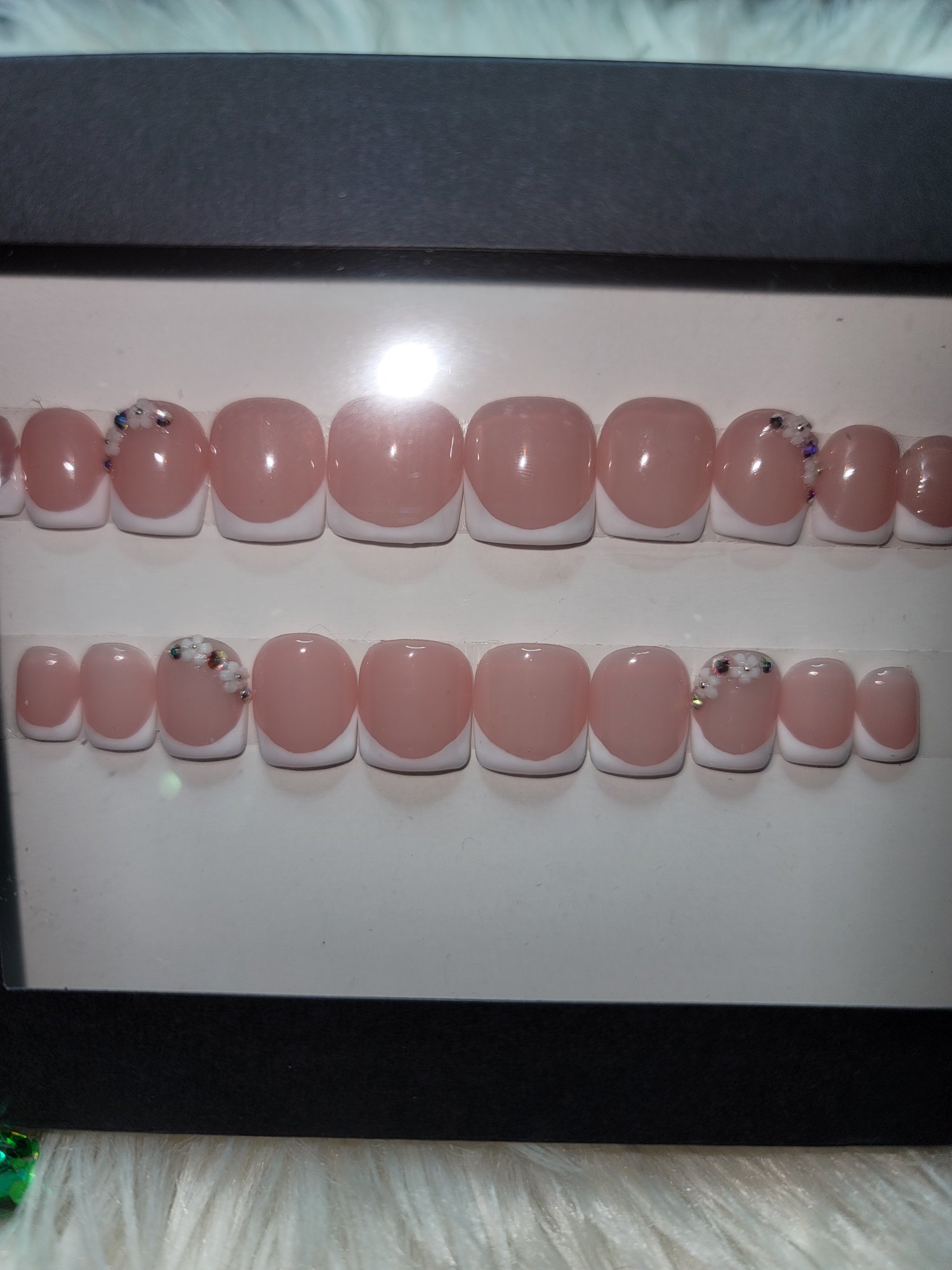 Image of Short French tips