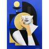 Sérigraphie Bauhaus Bleue inifinie - 50x70cm