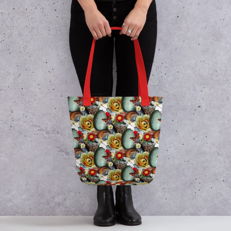 Image of EGGcellence - Surreal Eyes - All Over Print Tote Bag