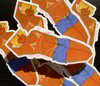Top/Tan Vinyl Sticker