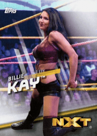 Signed Billie Kay 2016 Topps WWE Divas Revolution - Base #40