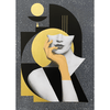 Sérigraphie Bauhaus Gris nuit - 50x70cm
