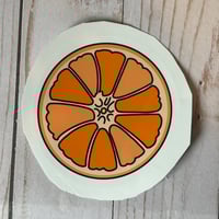 Image 1 of Orange, citrus theme stickers