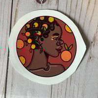 Image 3 of Orange, citrus theme stickers