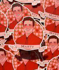 Marty Country Vinyl Sticker