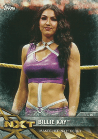 Signed Billie Kay 2017 Topps WWE Women's Division - Matches and Moments NXT #NXT-2