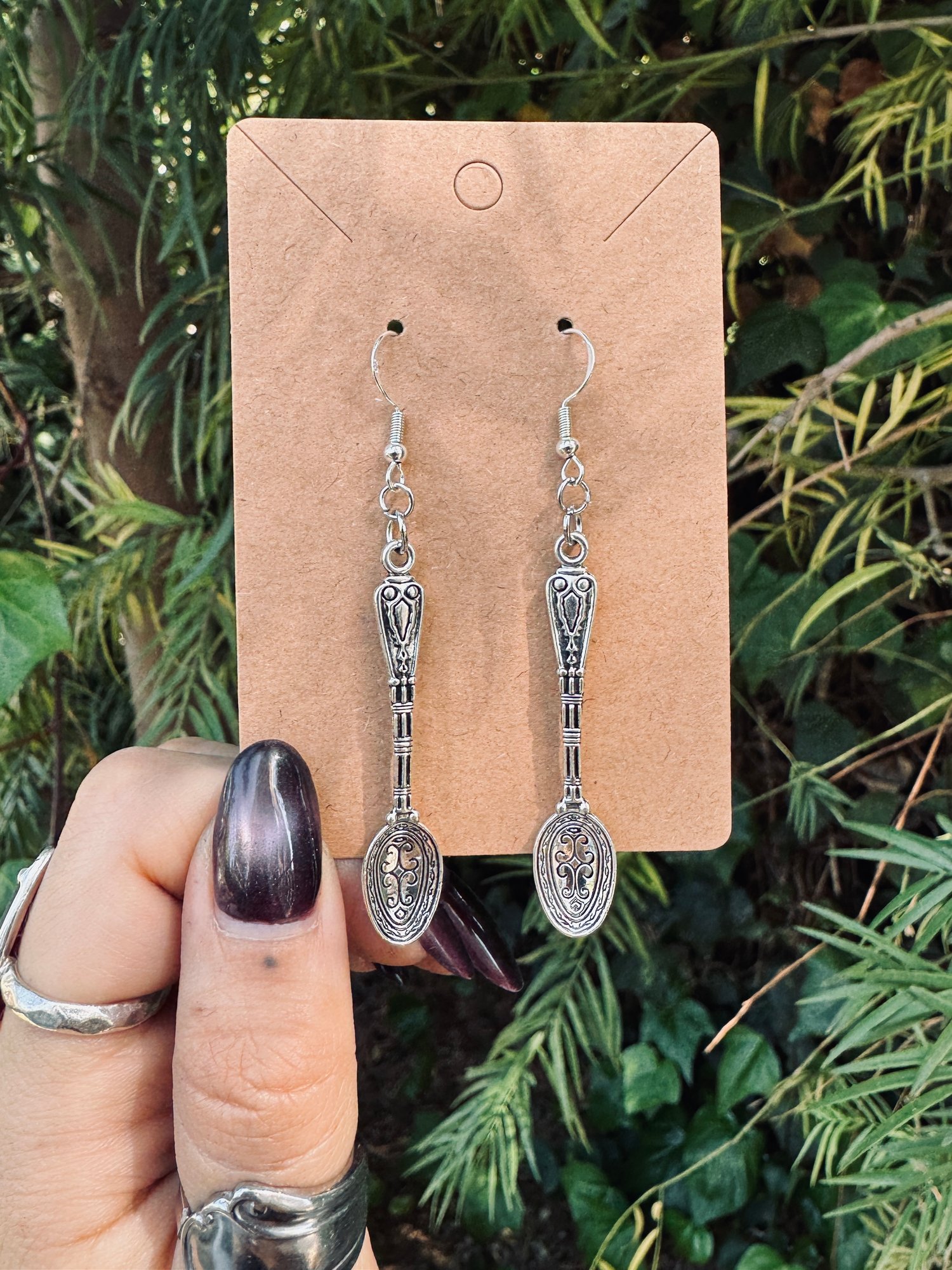 Image of ON A SILVER SPOON - EARRINGS