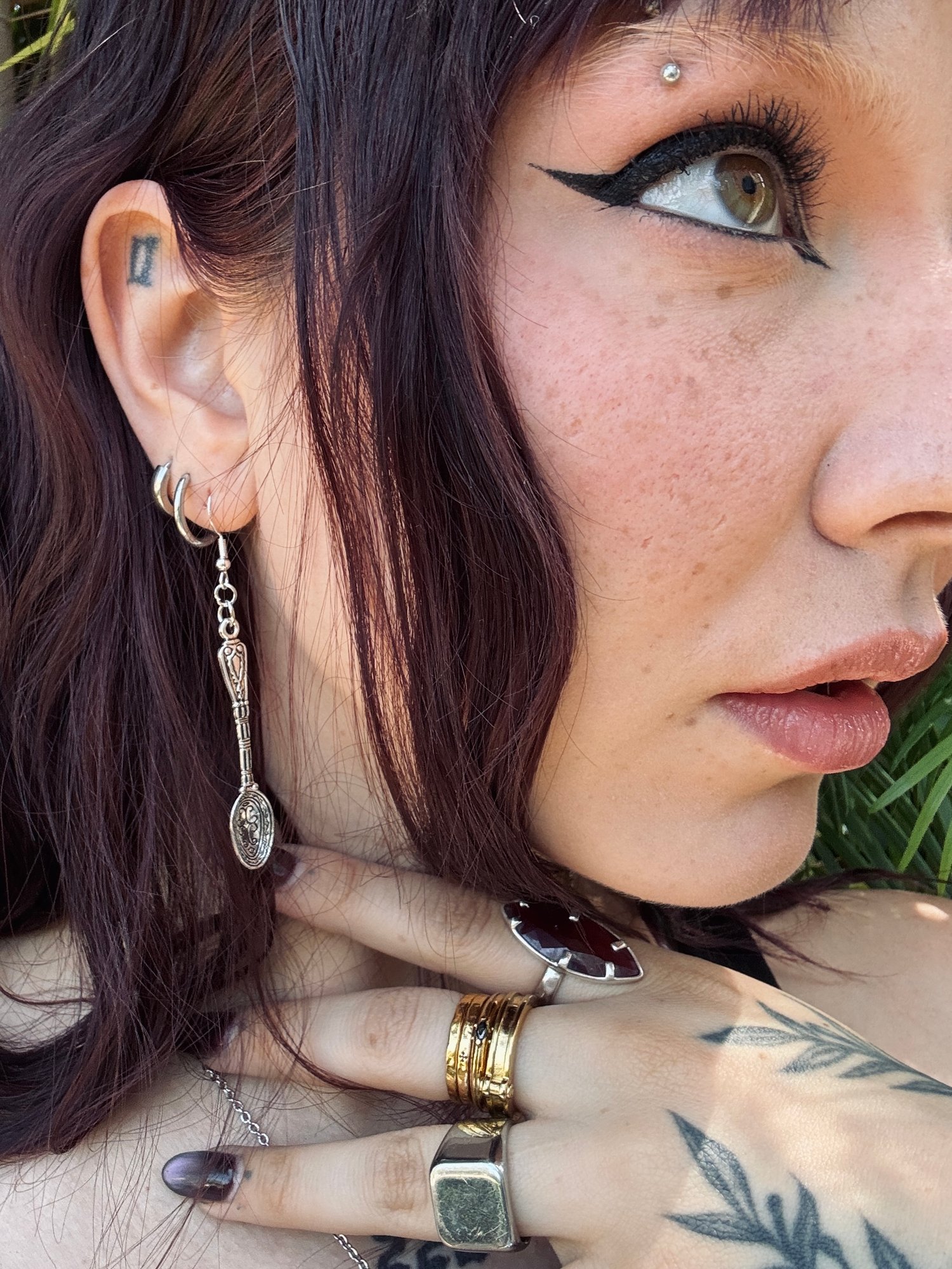 Image of ON A SILVER SPOON - EARRINGS