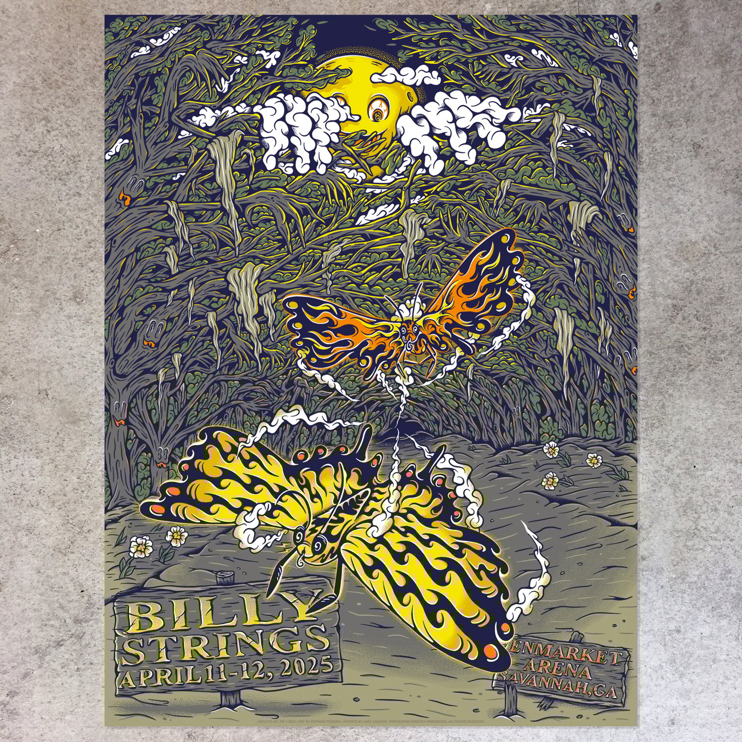 F4D Studios — Billy Strings Savannah Posters
