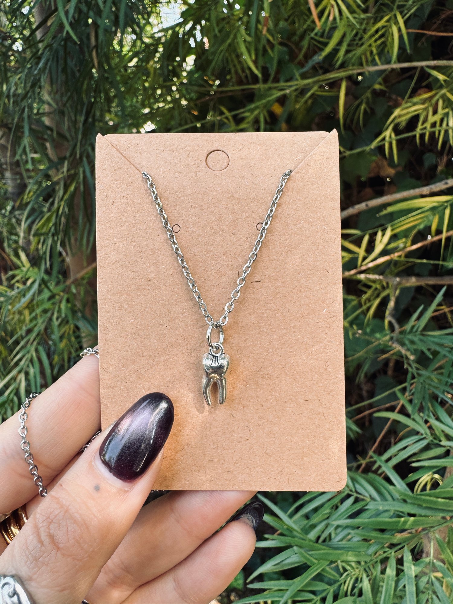 Image of OPEN YOUR MOUTH - TOOTH NECKLACE
