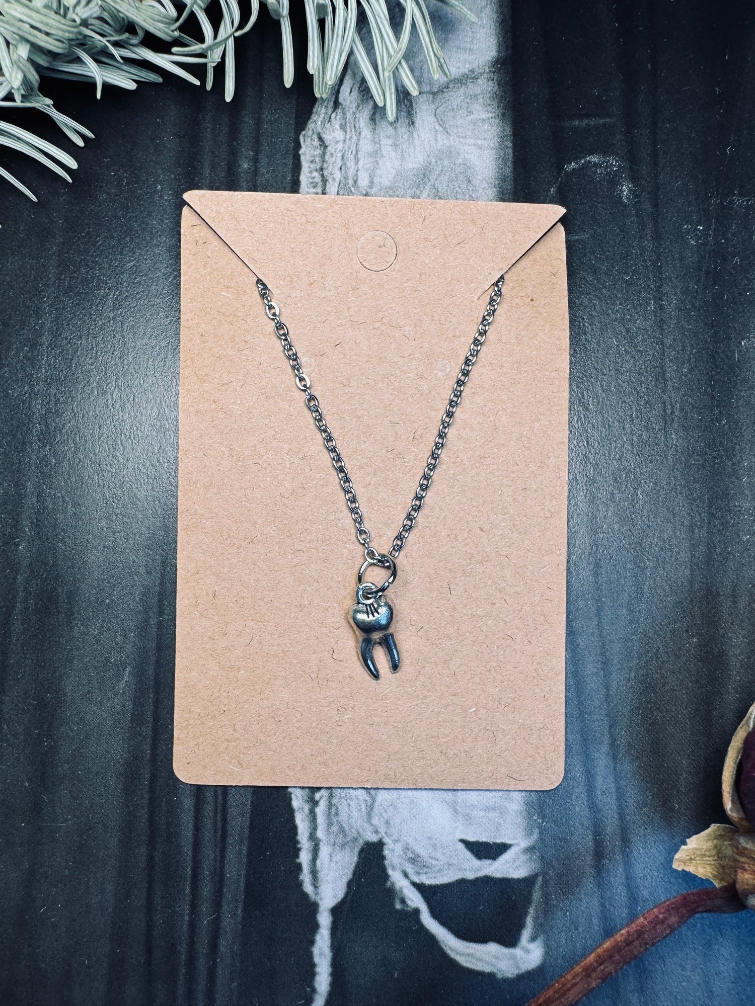 Image of OPEN YOUR MOUTH - TOOTH NECKLACE
