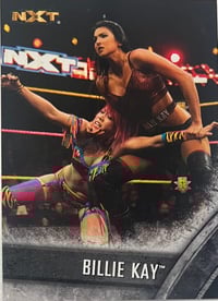 Signed Billie Kay 2016 Topps WWE NXT Wrestling Card #7