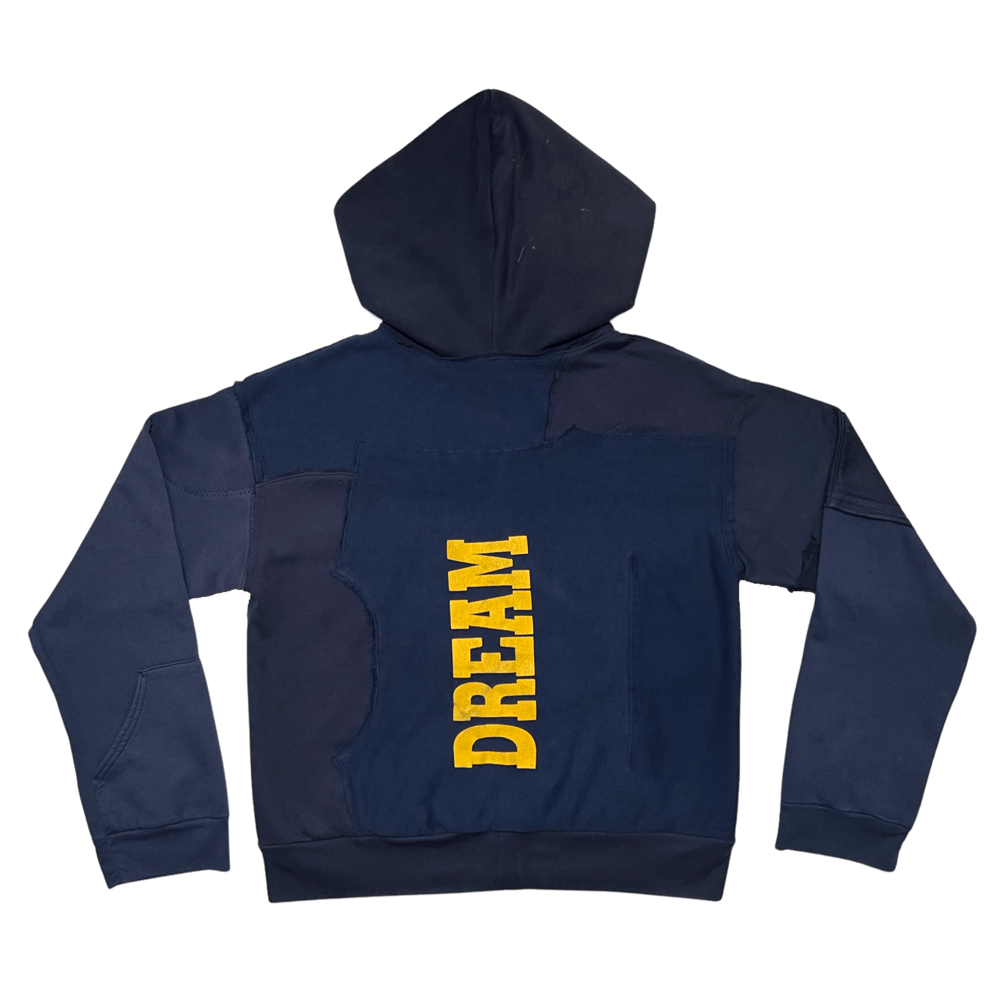 Pin Skull Patchwork Hoodie