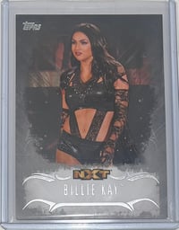 Signed Billie Kay 2016 Topps WWE Undisputed - NXT Prospects - Silver #NXT-9