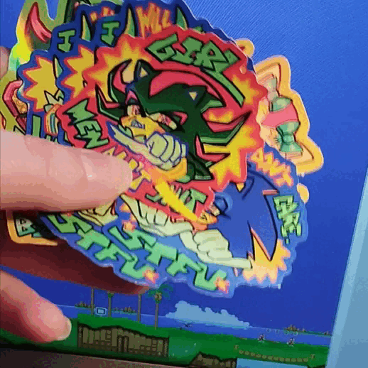SONICCON arcane and sonic stickers