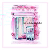 FASHION ILLUSTRATION ART PRINT: oh laladuree