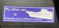 Vehicle Bumper Sticker