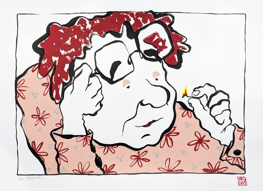 Image of Sérigraphie "La forme olympique" / 50 x 65 cm / Numérotée sur 40.