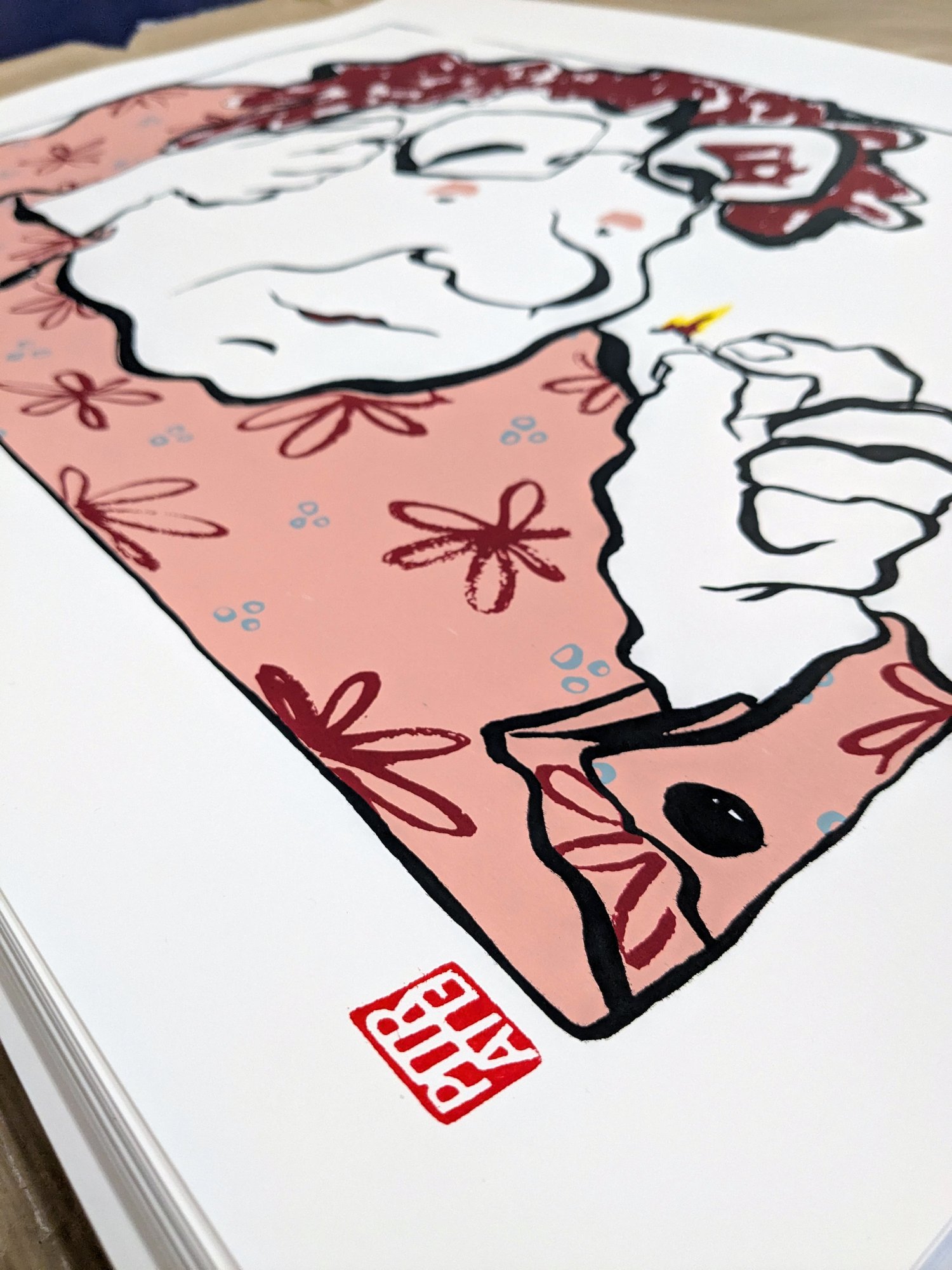 Image of Sérigraphie "La forme olympique" / 50 x 65 cm / Numérotée sur 40.