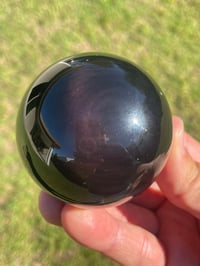 Image 13 of Rainbow Obsidian Sphere #1960