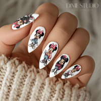 Image 1 of FASHIONISTA MINNIE MOUSE NAIL DECALS 